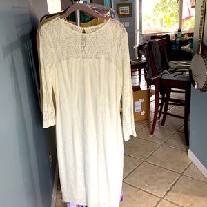 Exquisite off white dress!